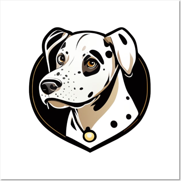 "Spot" the Dalmatian Dog Wall Art by kebzkan247